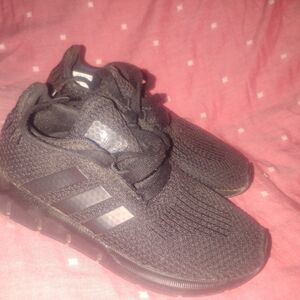 adidas Kids Black Knit Sneakers